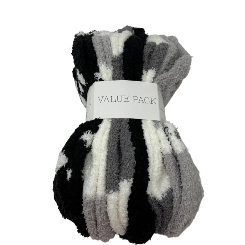 Women's 6 Pack Cozies‎ Low Cut Socks Size 4-10